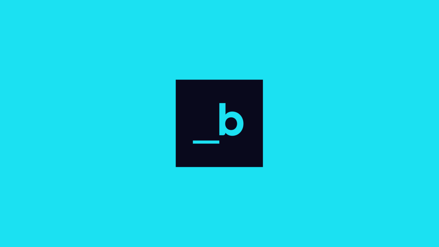 Slalom Build logo b on cyan.