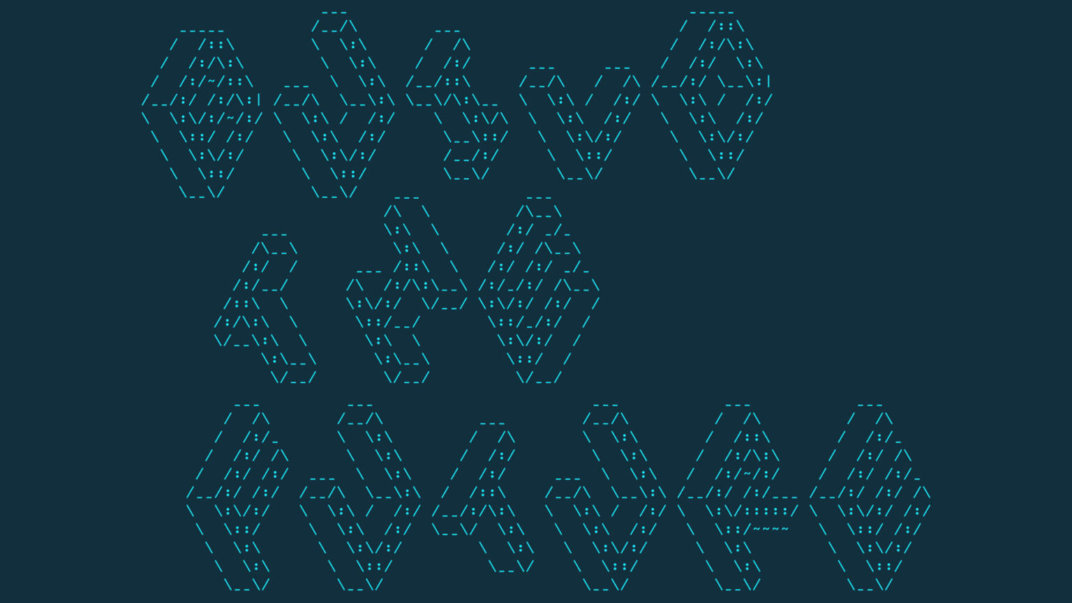 Build the Future ASCII text